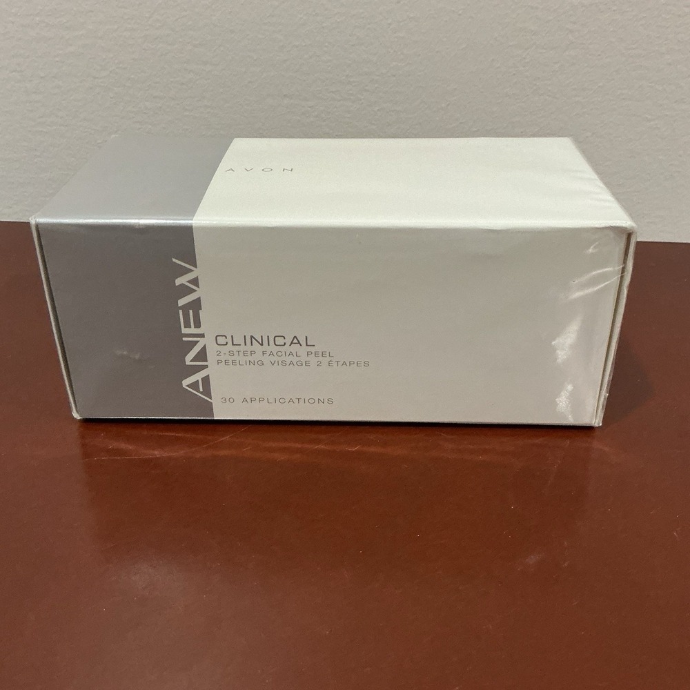 Avon Anew Clinical 2 Step Facial Peel 30 Applications New Sealed